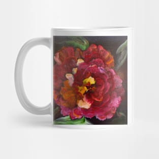 Peony Red Mug